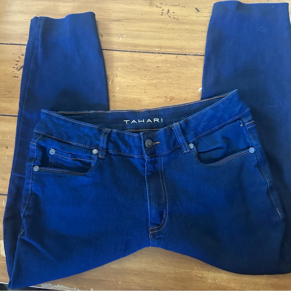 Tahari Women's Blue Jeggings, stretchy. SZ10/30